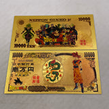 48 Designs Dragon Ball Z Gold Banknotes and coins for Selection