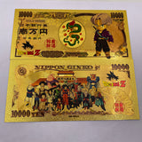 48 Designs Dragon Ball Z Gold Banknotes and coins for Selection