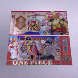 10 Designs ONE PIECE  Gold and Silvery Banknotes for Selection