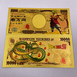 48 Designs Dragon Ball Z Gold Banknotes and coins for Selection