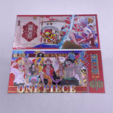 10 Designs ONE PIECE  Gold and Silvery Banknotes for Selection