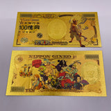 75 Designs ONE PIECE  Gold Banknotes and coins for Selection