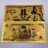 5 Designs HUNTERxHUNTER Gold Banknotes and coins for Selection