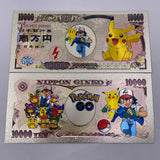 34 Designs Pocket Monster Gold Banknotes and coins for Selection