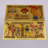 91 Designs Pocket Monster Gold Banknotes and coins for Selection