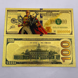 58 Designs MARVEL HEROS Gold Banknotes and coins for Selection