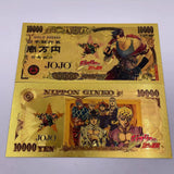 9 Designs JOJO Gold Banknotes and coins for Selection