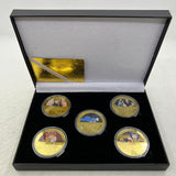 6 Designs Cowboy Bebop Gold Banknotes and Coins for Selection