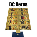 9 Designs DC Heros Gold Banknotes  for Selection