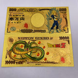 48 Designs Dragon Ball Z Gold Banknotes and coins for Selection