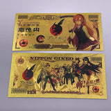 5 Designs Akame ga KILL Gold Banknotes and Coins for Selection