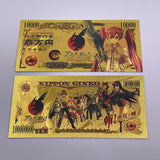 5 Designs Akame ga KILL Gold Banknotes and Coins for Selection