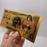 6 Designs Cowboy Bebop Gold Banknotes and Coins for Selection