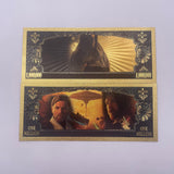 38 Designs Star Wars Gold Banknotes and Coins for Selection