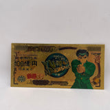 5 Designs YuYu Hakusho Gold Banknotes and Coins for Selection