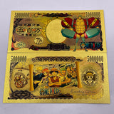 75 Designs ONE PIECE  Gold Banknotes and coins for Selection