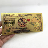 5 Designs Crayon Shin-chan Gold Banknotes for Selection