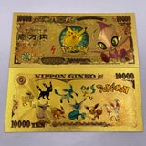 91 Designs Pocket Monster Gold Banknotes and coins for Selection