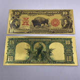 Wholesale Mixed styles America Banknote USD Dollar Banknote in 24K Gold Plated For Collection Gift