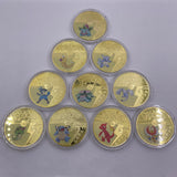 34 Designs Pocket Monster Gold Banknotes and coins for Selection