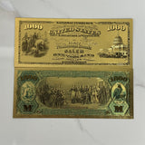 Wholesale Mixed styles America Banknote USD Dollar Banknote in 24K Gold Plated For Collection Gift
