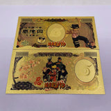 36 Designs NARUTO Gold Banknotes and coins for Selection