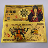 36 Designs NARUTO Gold Banknotes and coins for Selection