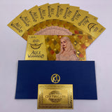 Alice's Adventures in Wonderland Gold Banknotes-4 Designs