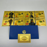 38 Designs Star Wars Gold Banknotes and Coins for Selection