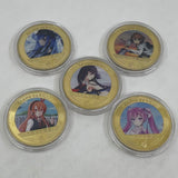 5 Designs Akame ga KILL Gold Banknotes and Coins for Selection