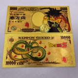 48 Designs Dragon Ball Z Gold Banknotes and coins for Selection