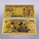 75 Designs ONE PIECE  Gold Banknotes and coins for Selection