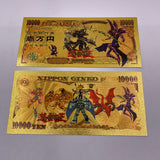 9 Designs Yu-Gi-Oh! Gold Banknotes and Coins for Selection