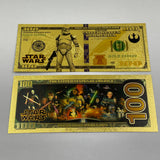 38 Designs Star Wars Gold Banknotes and Coins for Selection