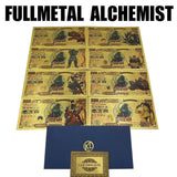 8 Designs Fullmetal Alchemist Gold Banknotes for Selection