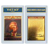 Donald Trump 8 Types Trump Victory Card The 45th President Trump Make America Great Card Gold Plated Card With Case For Collection