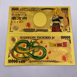 48 Designs Dragon Ball Z Gold Banknotes and coins for Selection