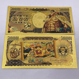 75 Designs ONE PIECE  Gold Banknotes and coins for Selection