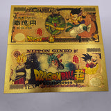 48 Designs Dragon Ball Z Gold Banknotes and coins for Selection