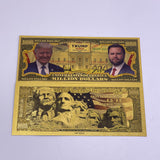 7 Types Trump 2025 The President Donald Trump 45/47 THE KING RETURNS Gold Plated Banknote Gold Foil Banknote Plastic Banknote Collection Gift