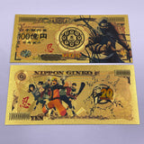 36 Designs NARUTO Gold Banknotes and coins for Selection