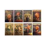 Donald Trump 8 Types Trump Victory Card The 45th President Trump Make America Great Card Gold Plated Card With Case For Collection