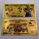 48 Designs Dragon Ball Z Gold Banknotes and coins for Selection