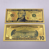 Wholesale Mixed styles America Banknote USD Dollar Banknote in 24K Gold Plated For Collection Gift