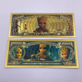 58 Designs MARVEL HEROS Gold Banknotes and coins for Selection