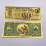 Wholesale Mixed styles America Banknote USD Dollar Banknote in 24K Gold Plated For Collection Gift