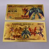 9 Designs Yu-Gi-Oh! Gold Banknotes and Coins for Selection