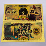 11 Designs My Hero Academia Gold Banknotes for Selection