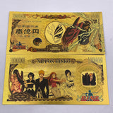 10 Designs BLEACH Gold Banknotes and coins for Selection