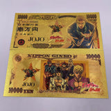 9 Designs JOJO Gold Banknotes and coins for Selection